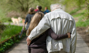 Comforting a grandfather at the holidays